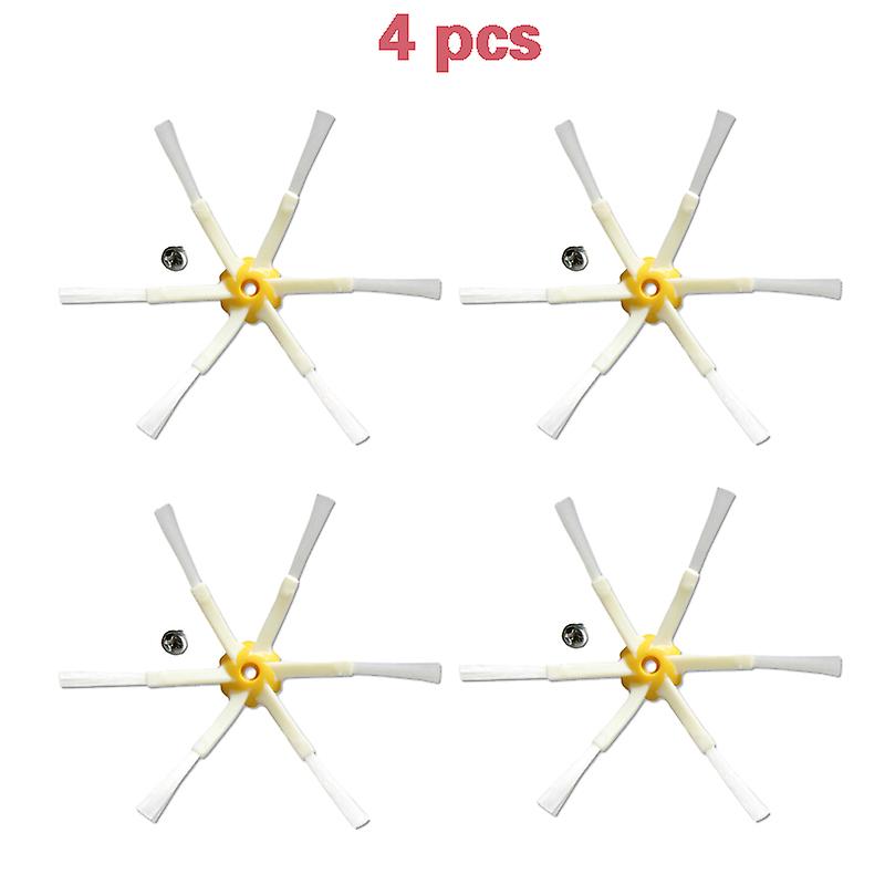 4x 6 με πλευρική χτένα για το Irobot Roomba 500 600 Series 700 530 550 560 580 620 630 650 760 770 780 790 Εξαρτήματα ρομπότ σάρωθρο Αντικαταστήστε