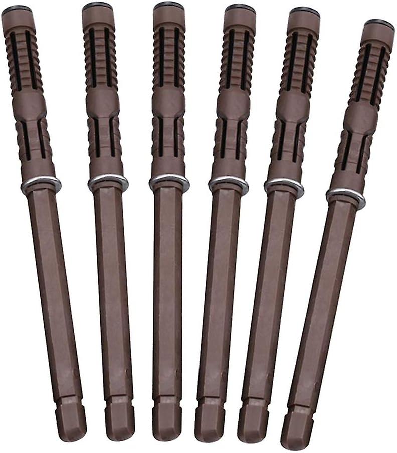 [6 Piece] Ø12x120 mm Concealed Floating Shelf Bracket Wall Mounted Shelf Brackets - Heavy Duty Invisible Bracket Hidden Shelf Brackets for DIY Wall S