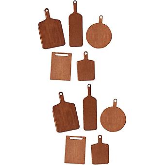 20 Pcs Chopping Utensils Tiny Mini Vegetables Simulated Kitchen Board De Decoration Prop Decoraciones Accessory Charcuterie Salas Simulation Wooden Wi