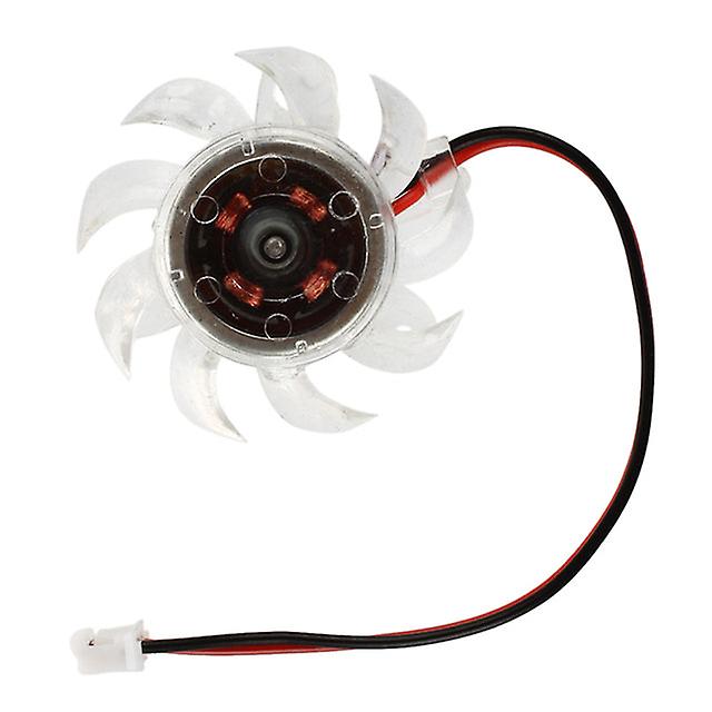 Plastic Mini Cooling Fan Heatsink Cooler Dc 12v For Pc Computer Gpu