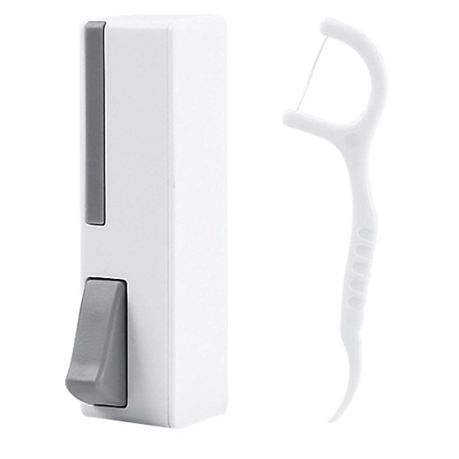Automatic Floss Pick Dispenser Lightweight And Durable Storage Case For Dinners Dating Travel Hotels