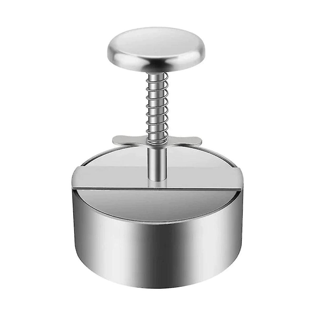 مكبس اللحوم ، الفولاذ المقاوم للصدأ قابل للتعديل همبرغر باتي صانع ، الصلب اللحوم باتي الصحافة اليدوية