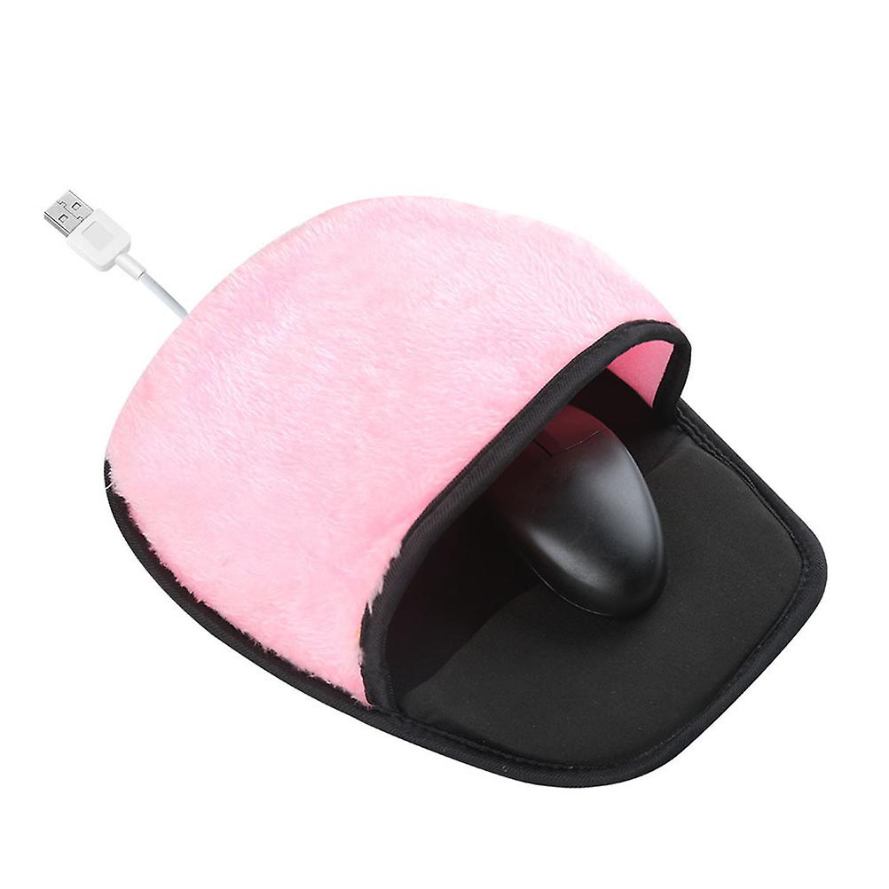 Heated USB Mouse Pad with Wrist Support - Cozy Hand Warmer for Winter Work