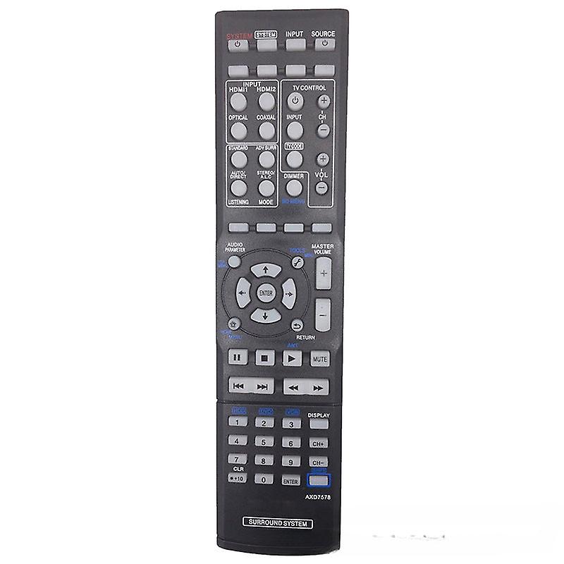 Ev Sineması Amplifikatörü Stereo Axd7578 Pioneer ile Uyumlu Uzaktan Kumanda