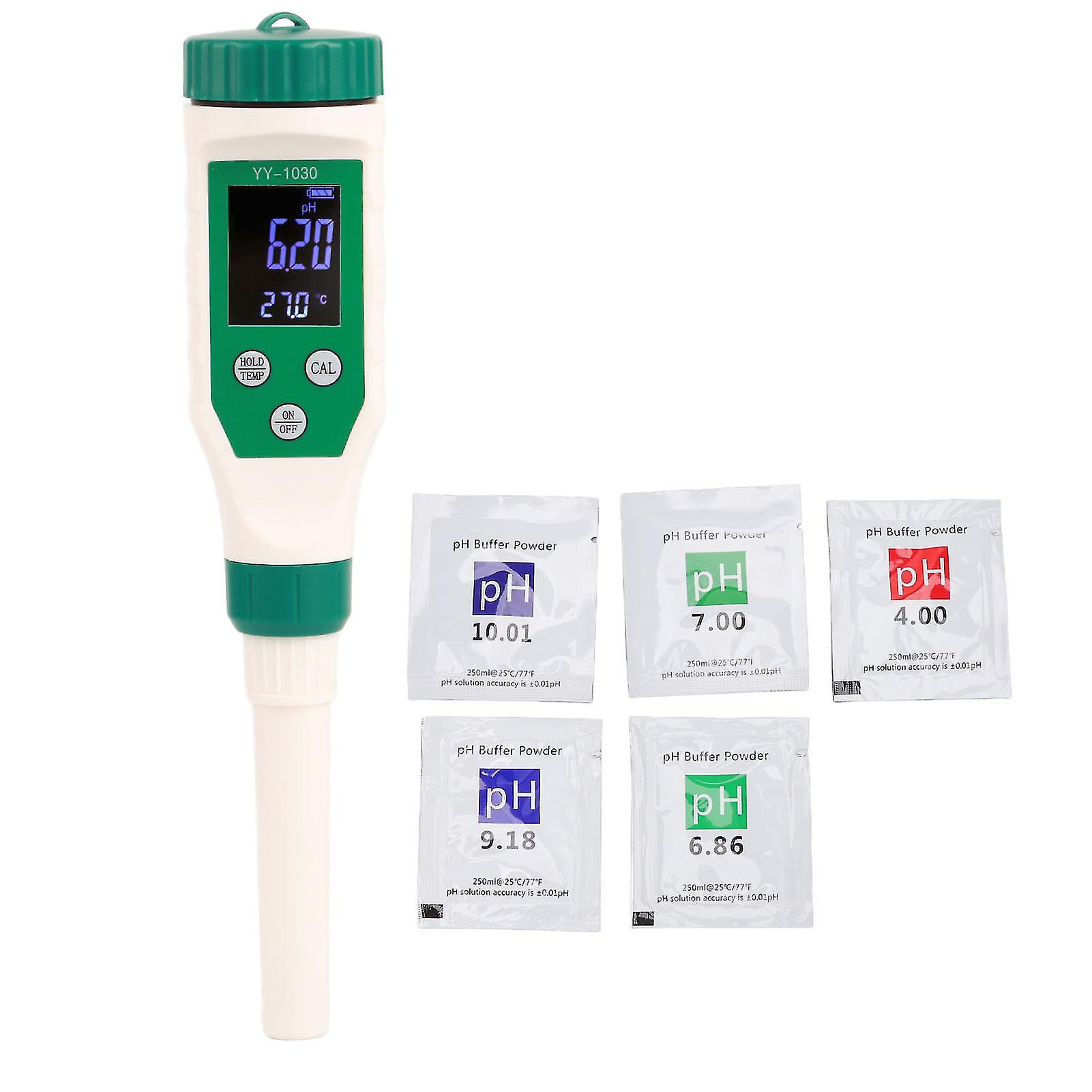 Digital Bluetooth pH Meter for Food, Soil & Cosmetics with LCD and App Sync