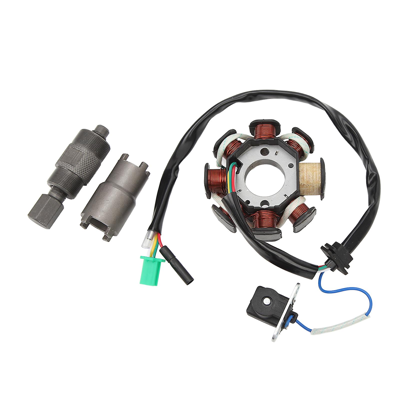 MagnetoStator CoilIgnitionMagnetoStator IgnitionStatorMagneto MagnetoFlywheelPuller ClutchLockTool ATVMagnetoStator