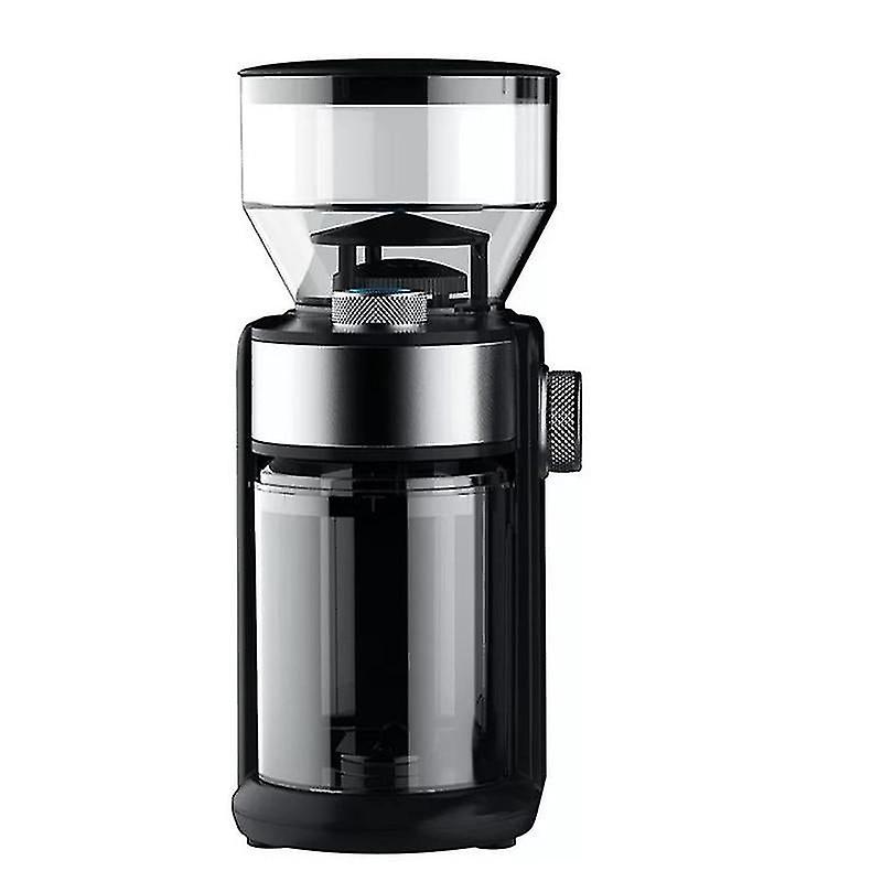 220V Elektrikli Kahve Değirmeni Çapak Öğütücüler Düz Tekerlekli Kahve Öğütücü Makinesi Kahve Öğütücüler