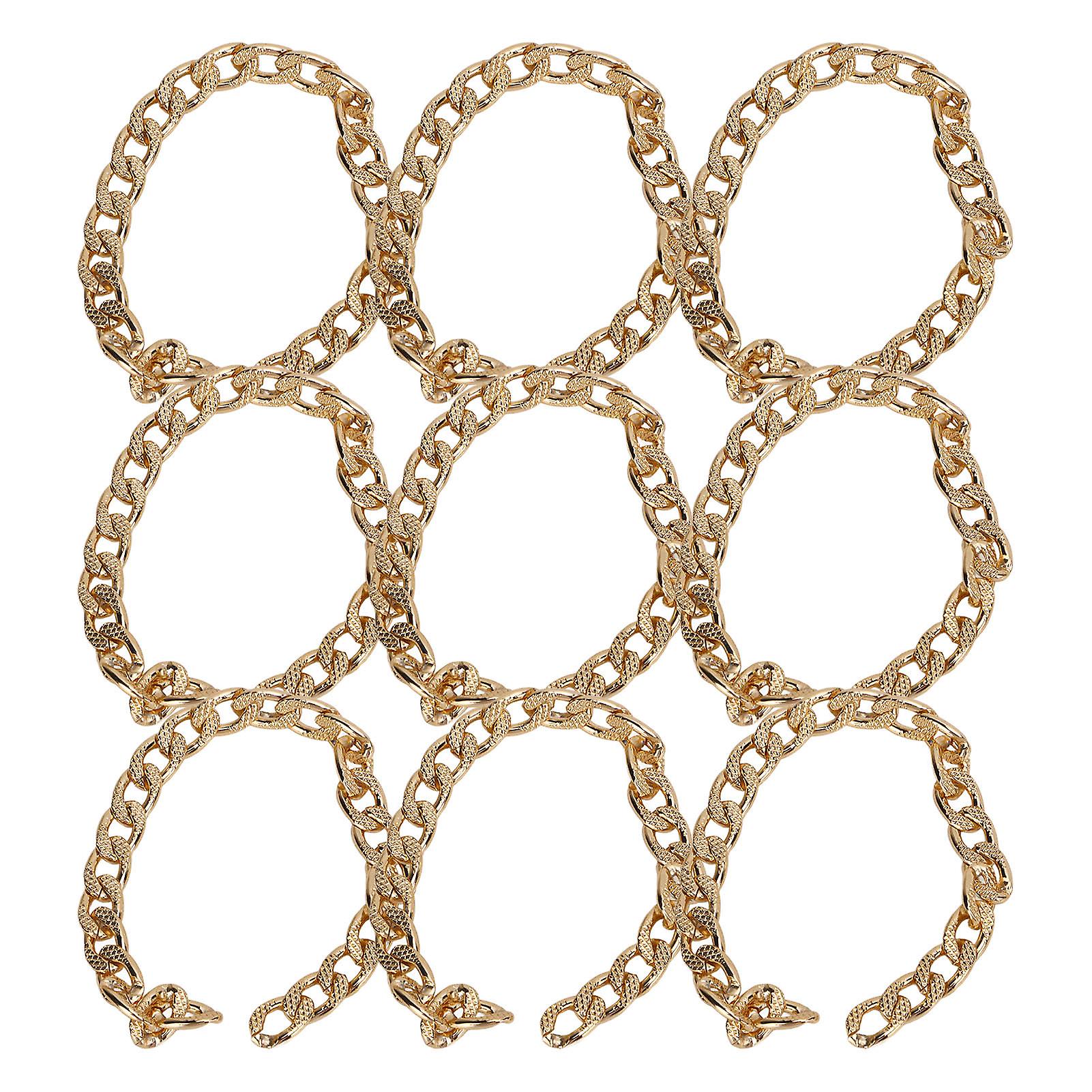 Corrente de alumínio de 10 m, elegante e resistente à ferrugem.