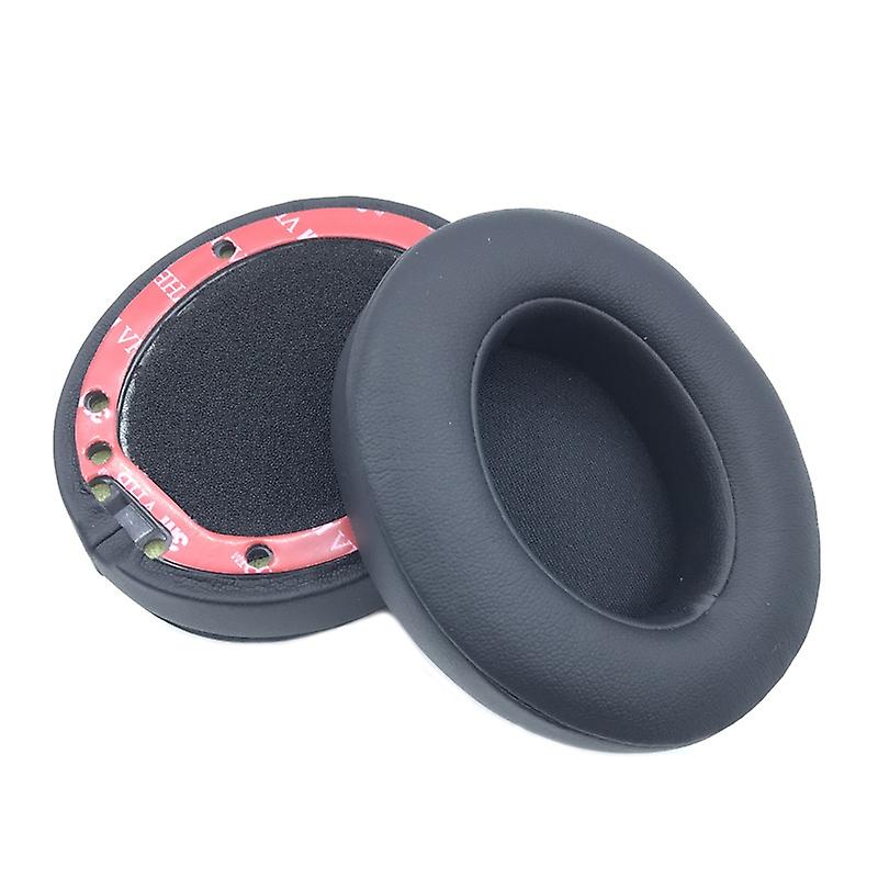 2 PCS Headphone Sponge Earmuffs, Color: Black Black