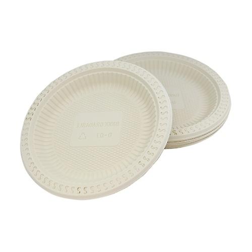 White Biodegradable Small Plates 20 units
