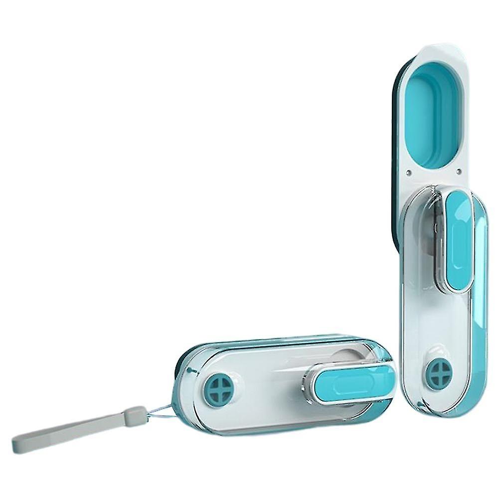 زجاجة مياه سفر المحمولة ، نافورة شرب الصغيرة المقاومة للتسرب ، المشي سيليكون قابل للطي