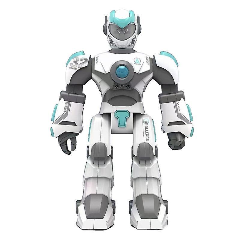 Children's remote control robot toy, smart gesture sensing rechargeable programmable robot that can 