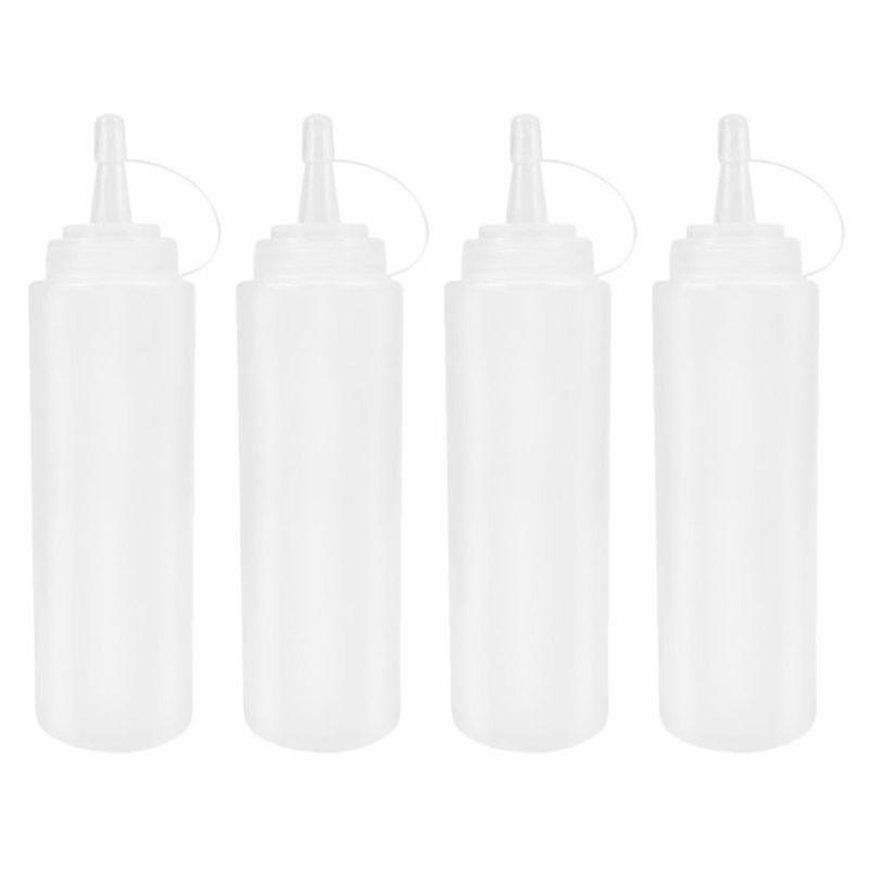 4pcs Salad Squeeze Bottles