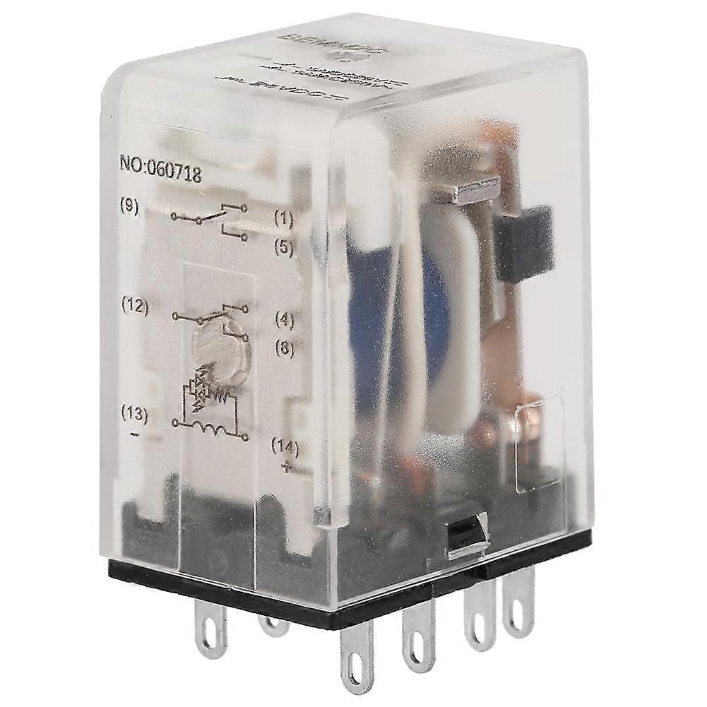 8 Pin Mini Power Intermediate Relay Electromagnetic Relay 5A 24VDC