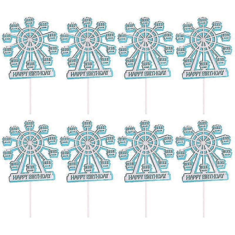 10pcs cake decorations , Ferries Wheel Cake Topper