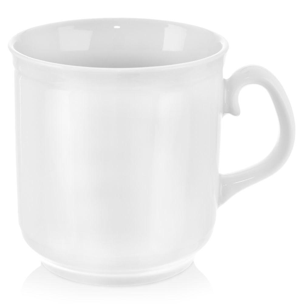 Perfect porcelain mug for coffee and tea, with comfortable handle