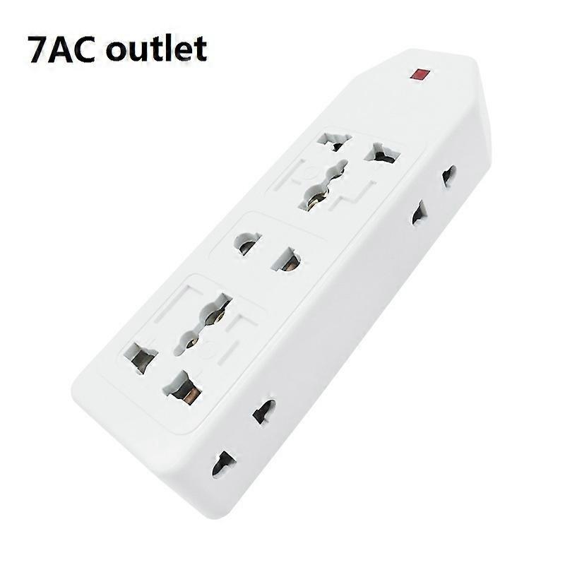 10A 250V 2200W Universal AC Power Strip Cordless Reconfigurable Power Outlet with Indicator