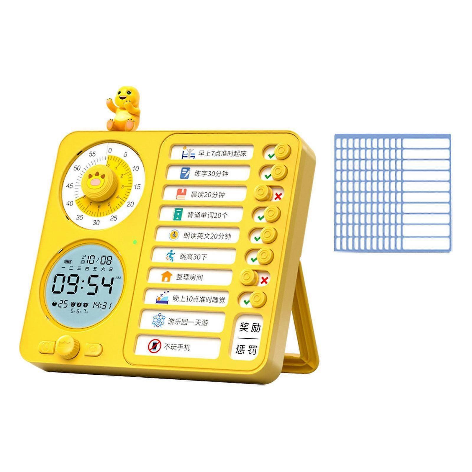 Children Daily Chore Board Visual Task Timer Multifunctional Task Management