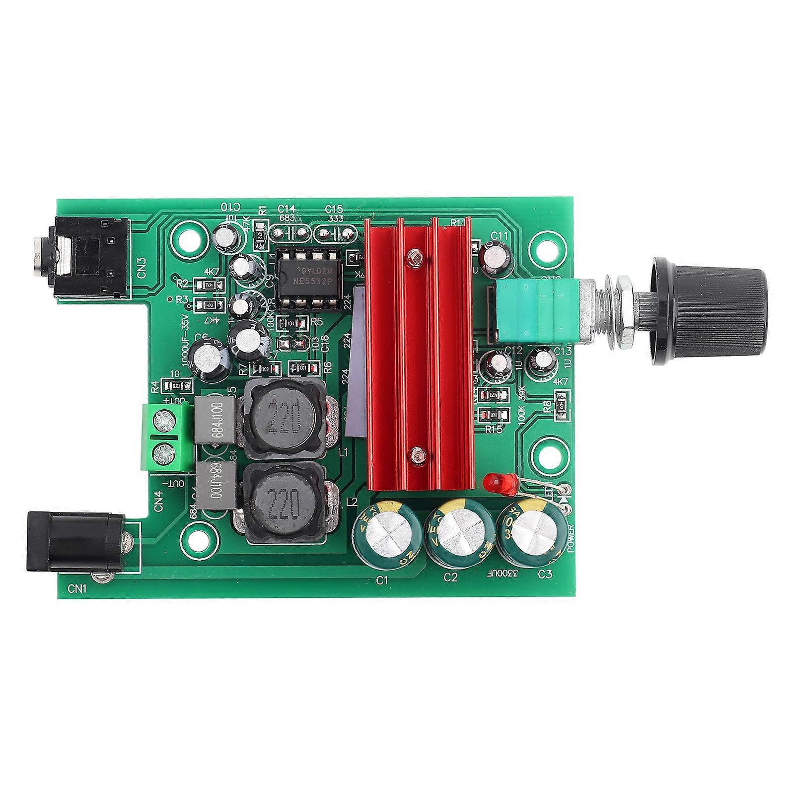 TPA3116 D2 8-25VDC 100W Mono Power Subwoofer Digital Amplifier Board Module with NE5532 OPAMP