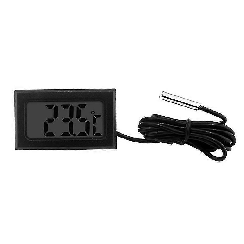 Digital LCD Thermometer Temperature Meter Gauge with Waterproof Sensor Probe