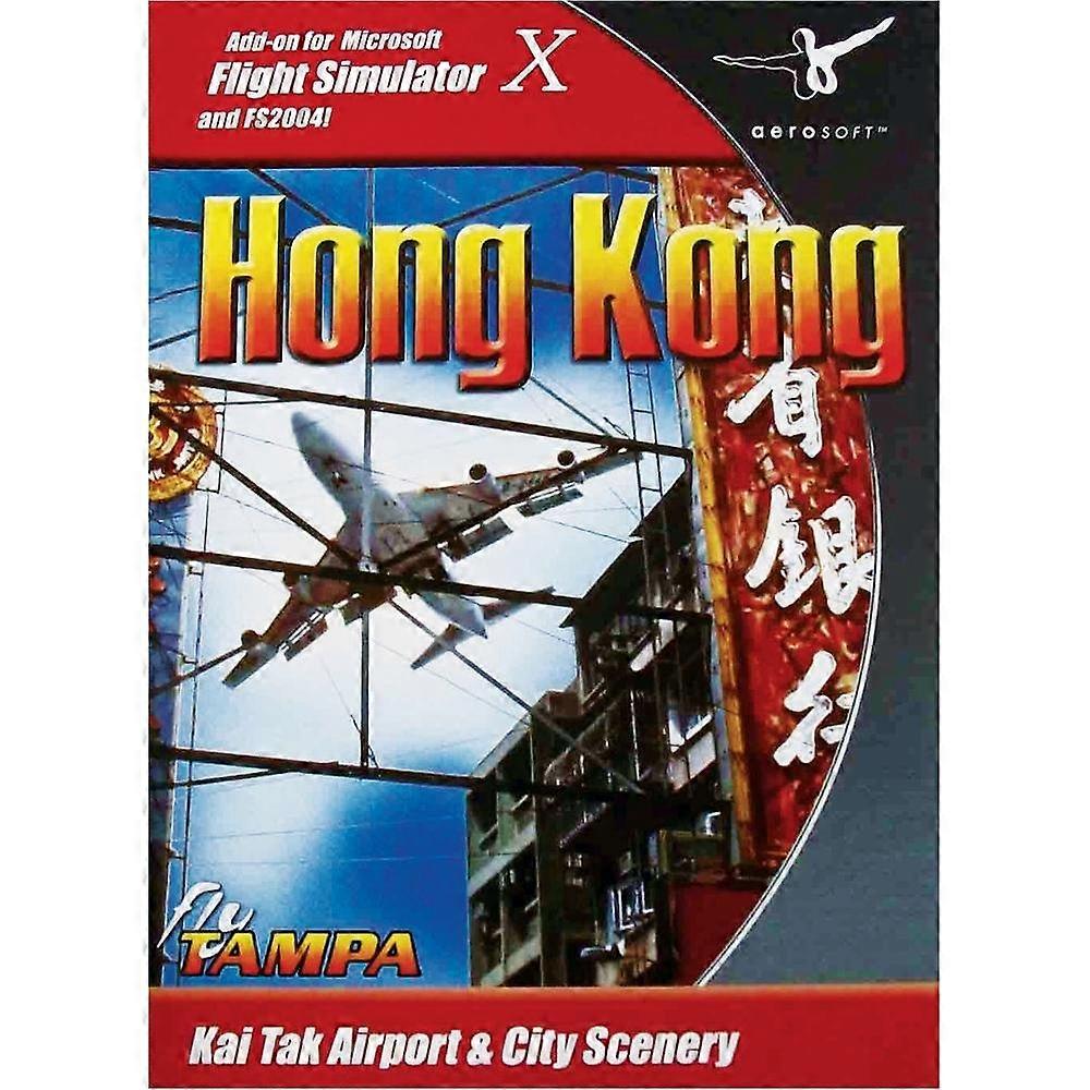 Hong Kong Kai Tak X - Add-On for FS 2004FSX (PC CD) - New & Sealed