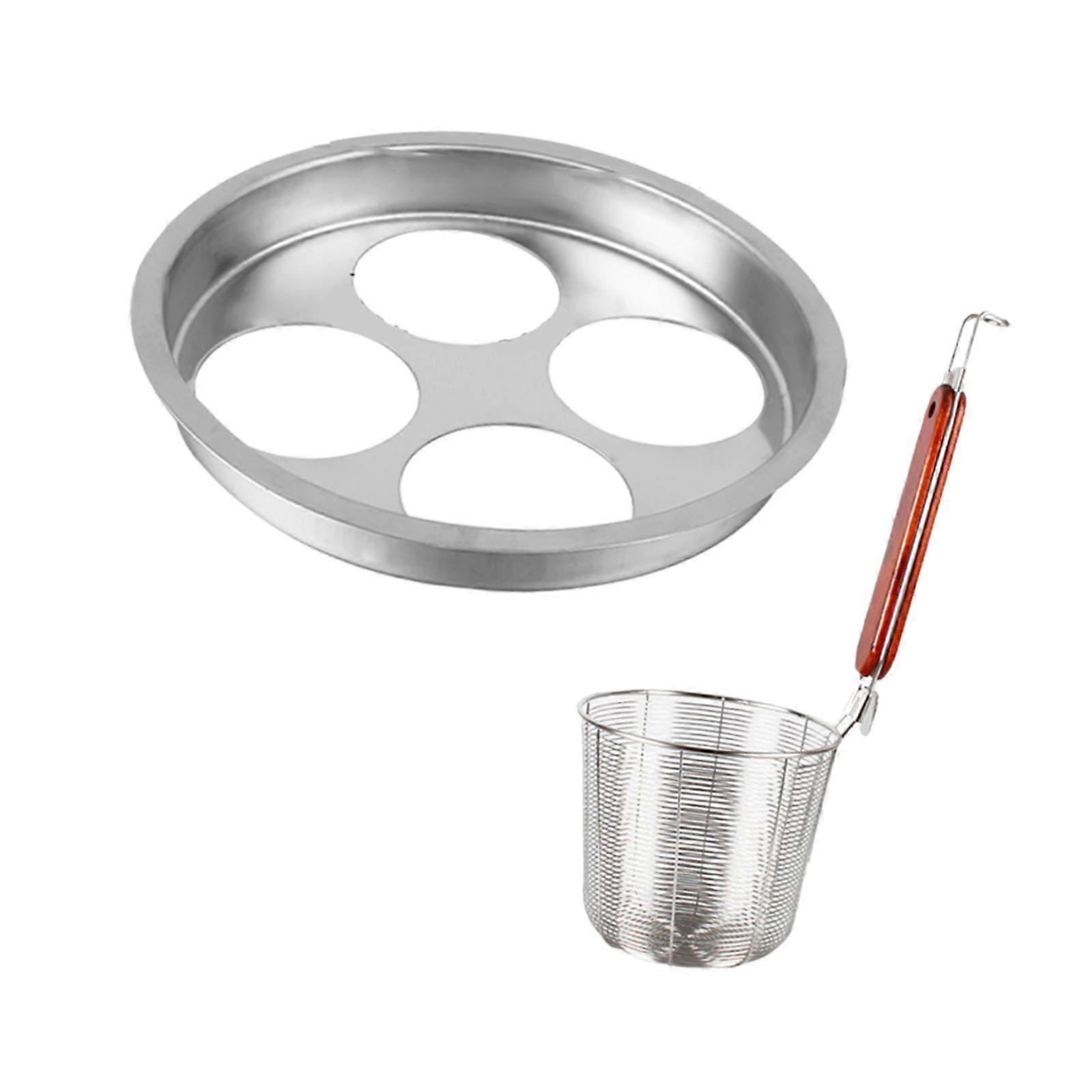 Spaghetti Strainer Rack Rack Mesh Basket for Rinsing Vegetable Dumpling dia 40cm