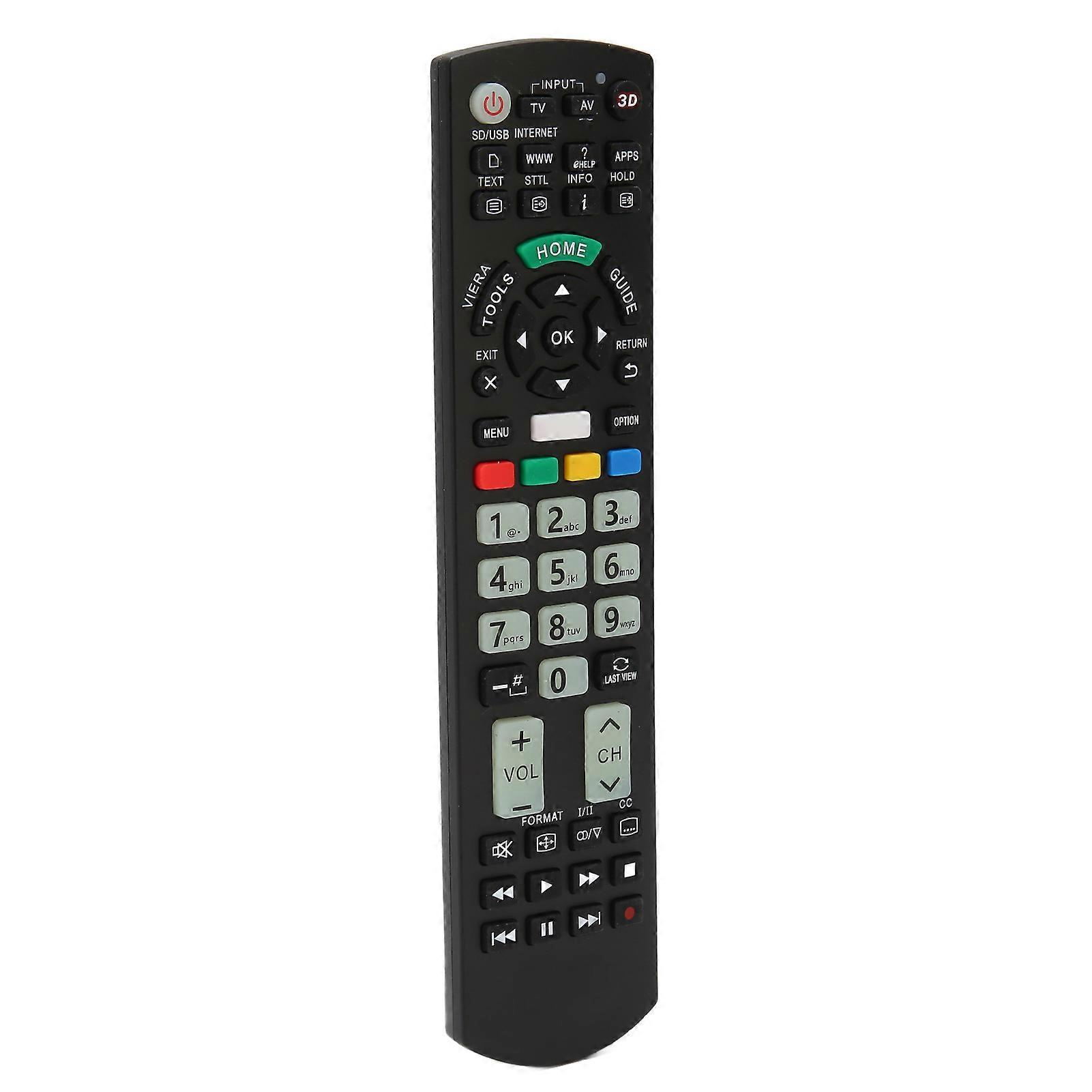TV Universal Remote Control Ergonomic Lightweight Soft Buttons Replacement TV Remote Control