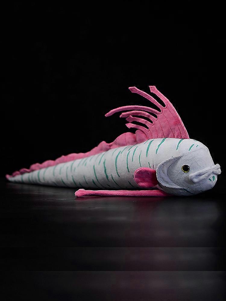 fsw 66cm Real Life Årefisk Bånd Fisk Chimæra Plys Legetøj Bløde Regalecus Glesne Simulation Kongen Af Sild Ocean Dyr Drenge Gave
