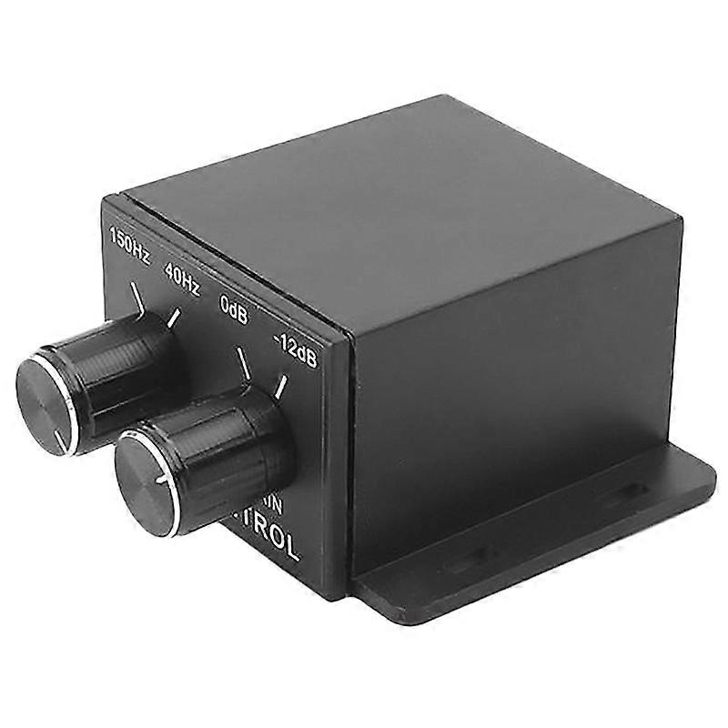 Car Power Amplifier Audio Regulator Bass Subwoofer Equalizer Crossover Controller 4 Rca Adjust