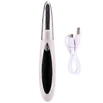Electric Heated Eyelash Curler USB Charge Makeup Curling Kit Long Lasting Natural Eye Lash Curler Pink