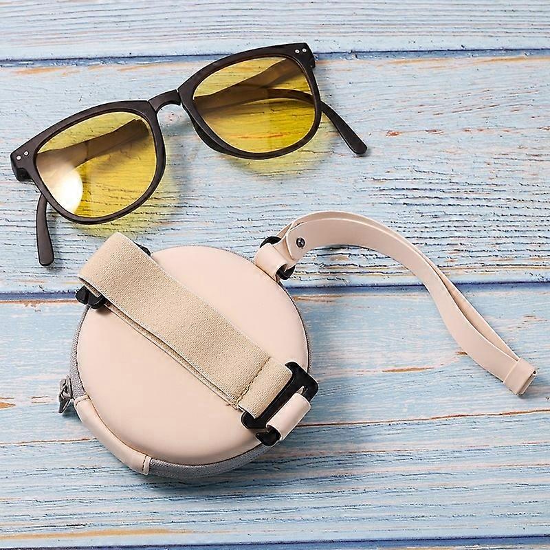 Folding Sunglasses Round Storage Bag