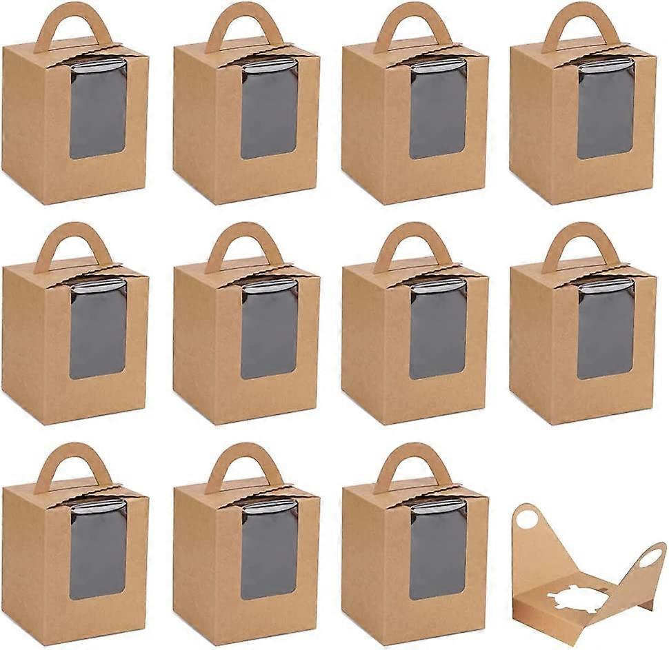 30 pcs portable cupcake boxes,  birthday cupcake boxes, individual cupcake boxes window