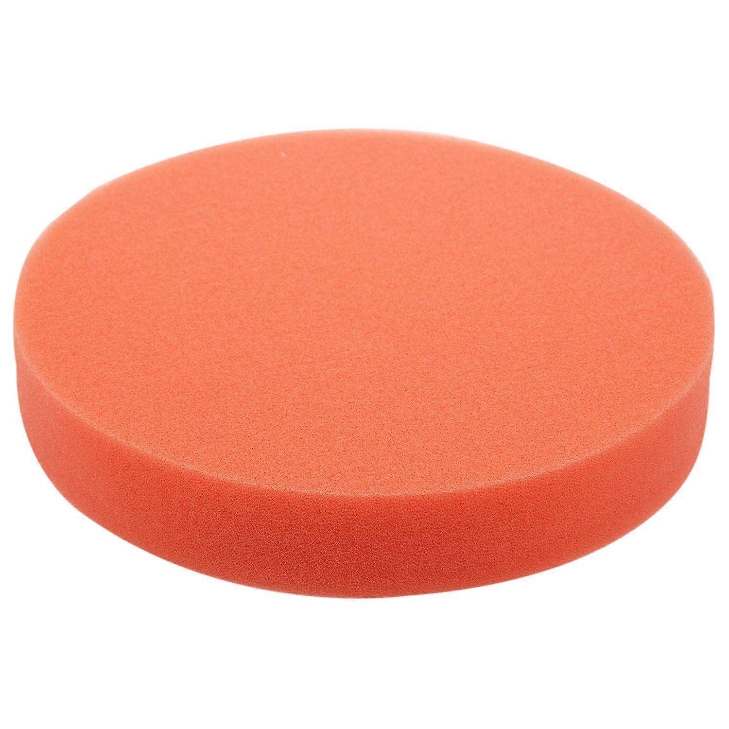 6 inch 150mm Soft Flat Sponge Buffer Polishing Pad Kit For Auto Car Polisher Color:Orange