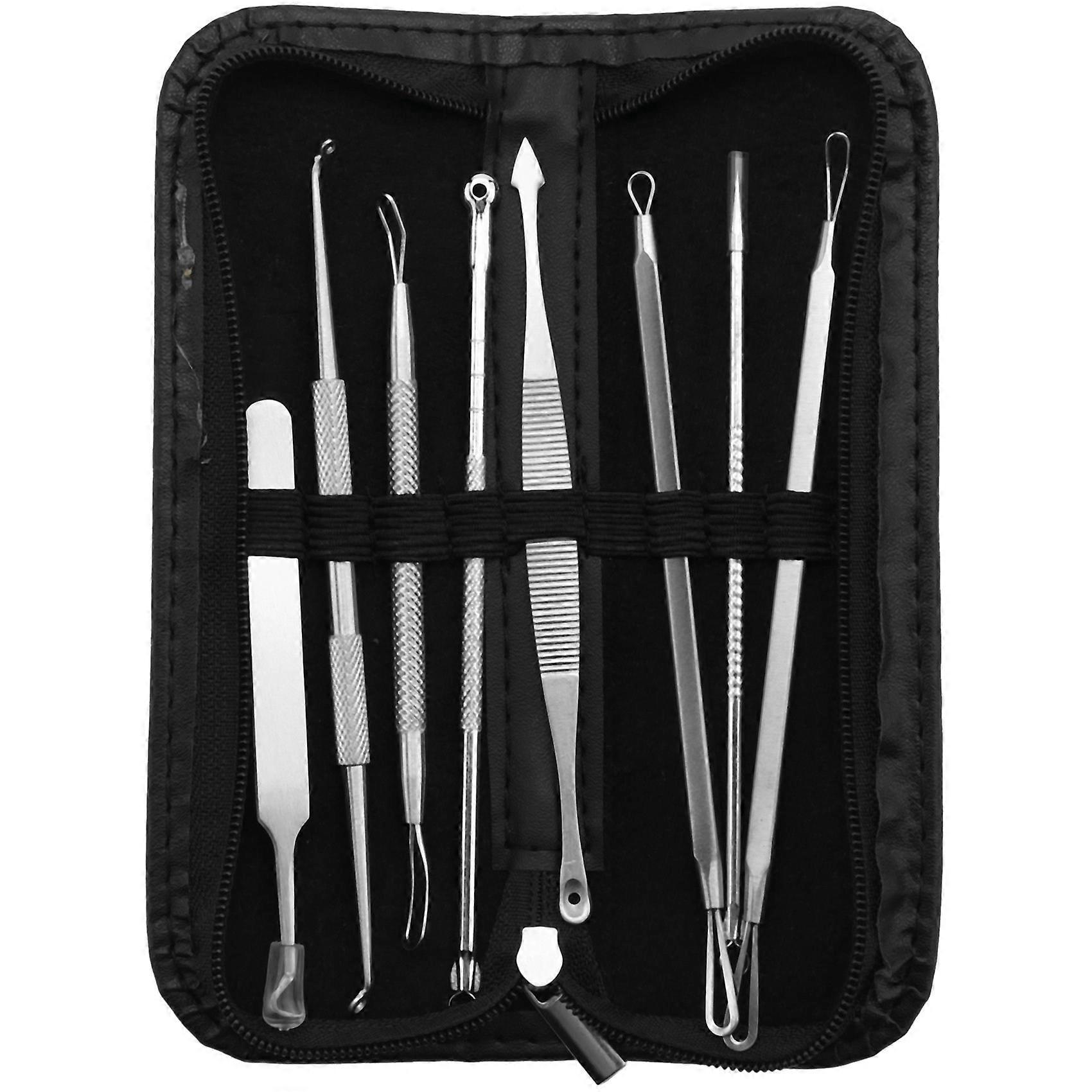 Professional Black head Remover Tool Kit Stainless Steel Blackhead Acne Comedone Pimple Blemish Ext