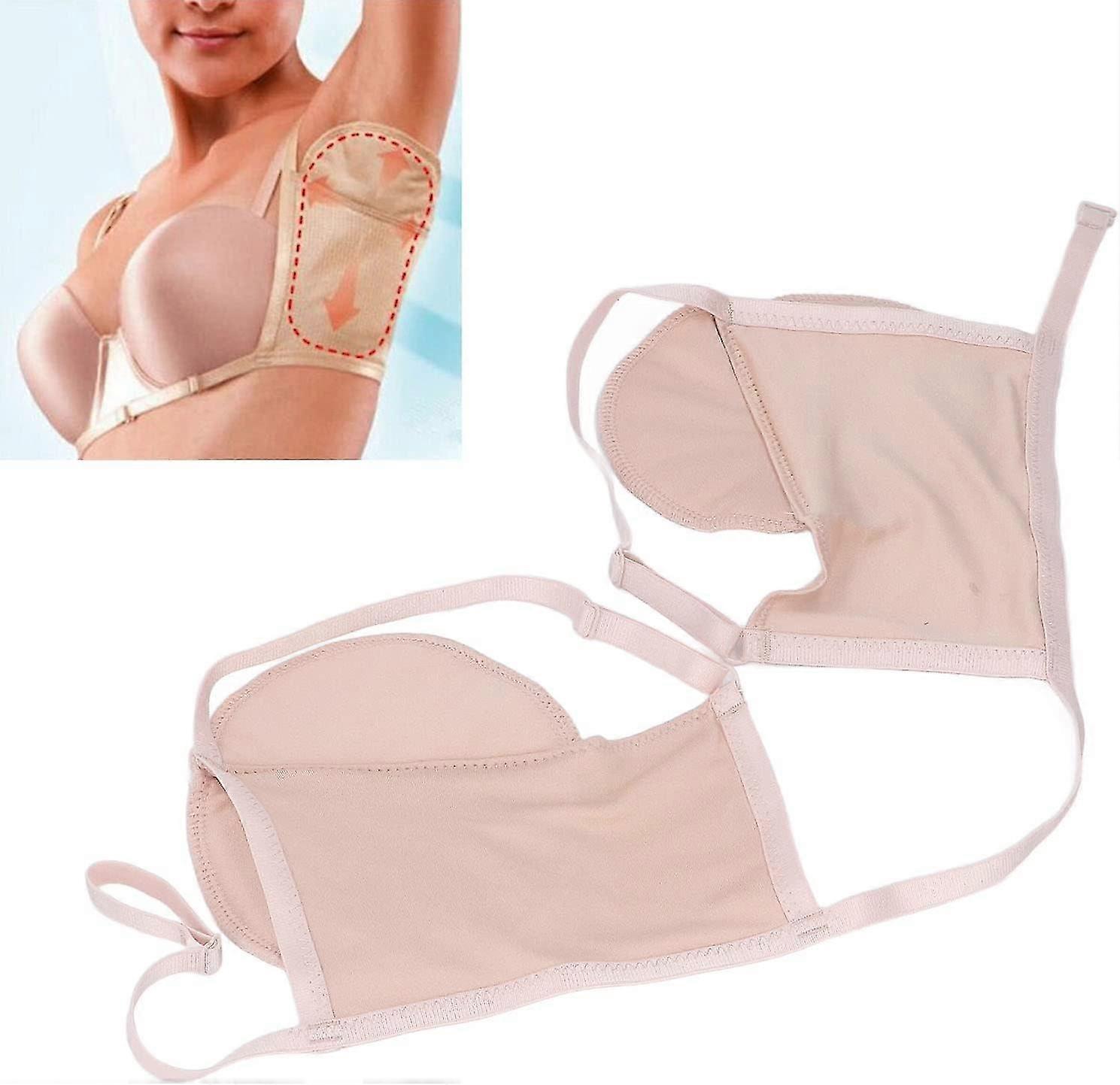 Underarm Pad with Strap, Reusable Adjusted Breathable Sweat Absorbing Guard, Armpit Sweat Pads with Strap for Men Women