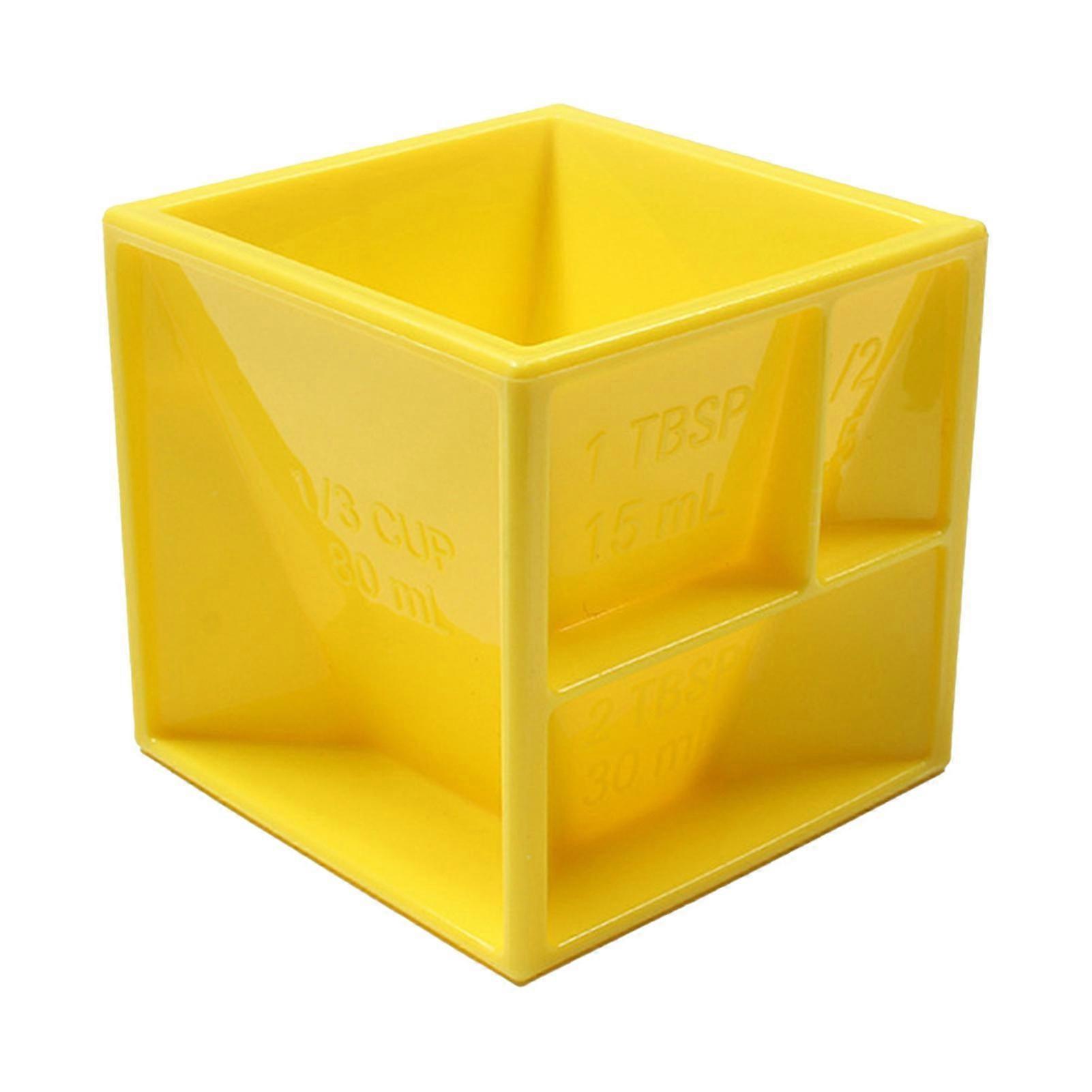 Three-dimensional Measuring Cube Multifunctional Pp All-in-one Measuring Container Household Supplies Kaesi
