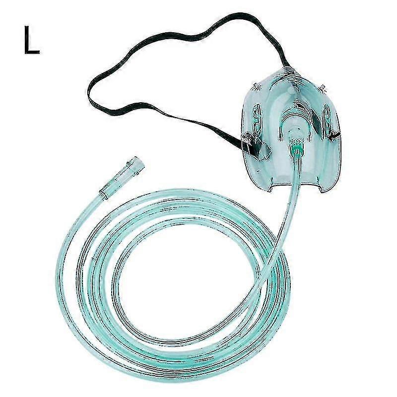 Syrgasmask med rörjusterbar elastisk rem Steril syrgasmask för engångsbruk -cdsx