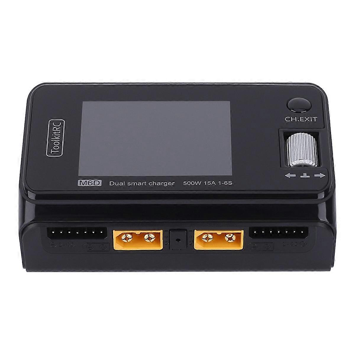 M6D 500W 25A Dc Dual Channel Mini Smart Charger Dual Channel balanceret oplader Lithium batterioplader