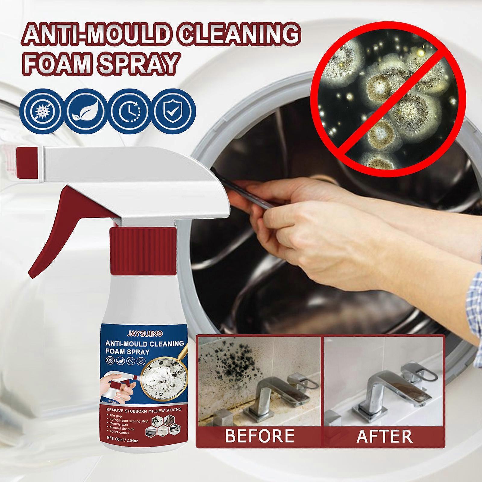 Antimould Spray Cleaner Foam Powerful Multi-Purpose Foam Cleaner Removes Stains From Walls Tiles