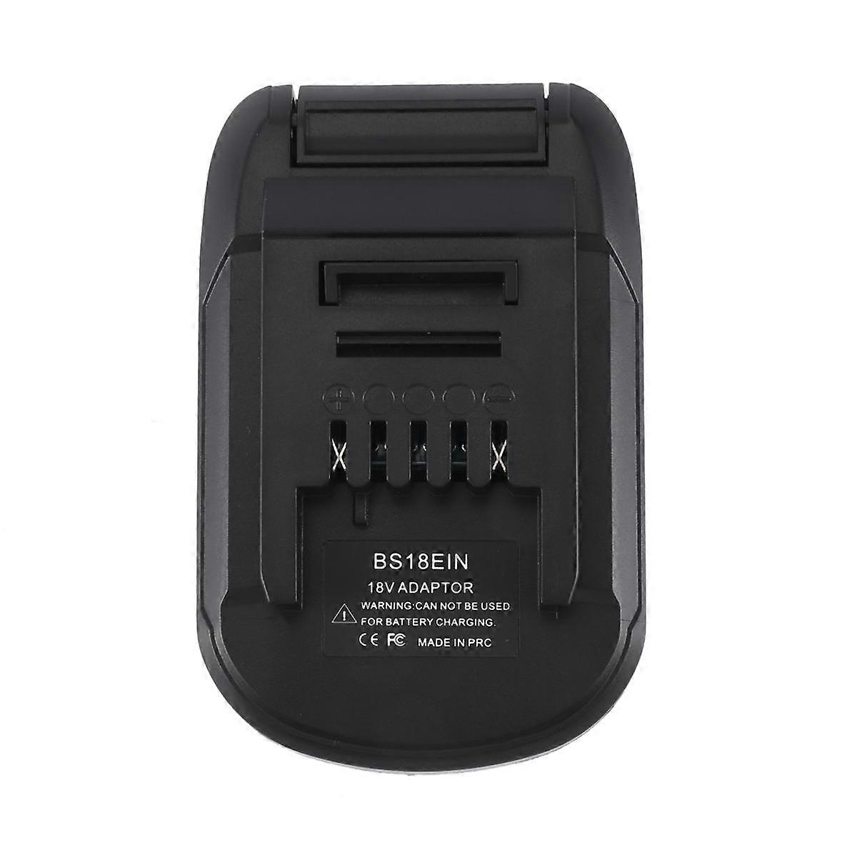 BS18EIN Battery Converter Adapter Charger for 18V - Battery BAT618 BAT609 BAT618G for Lithium Tool