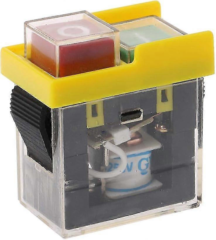 Ac 250v 6a Waterproof Magnetic Switch Electromagnetic Push Button Machine Saw Cutter Drill Bit On Off