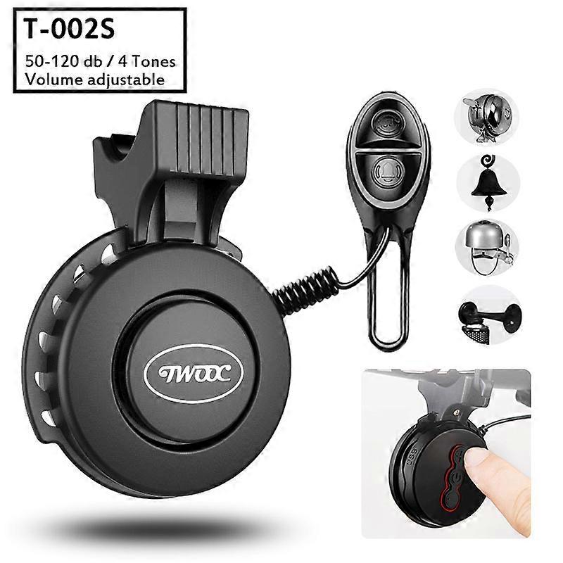 Głośnik ładujący do roweru USB ładowany Mini klakson rowerowy 4 tryby Dzwonek rowerowy Akcesoria rowerowe do części skuterów elektrycznych