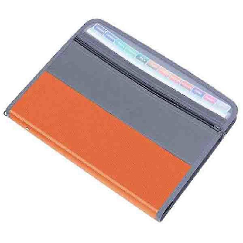 13 Compartments File Folder Organizer, File Box Organizer with Zipper, Fit A4 Paper, Banknote, Docu