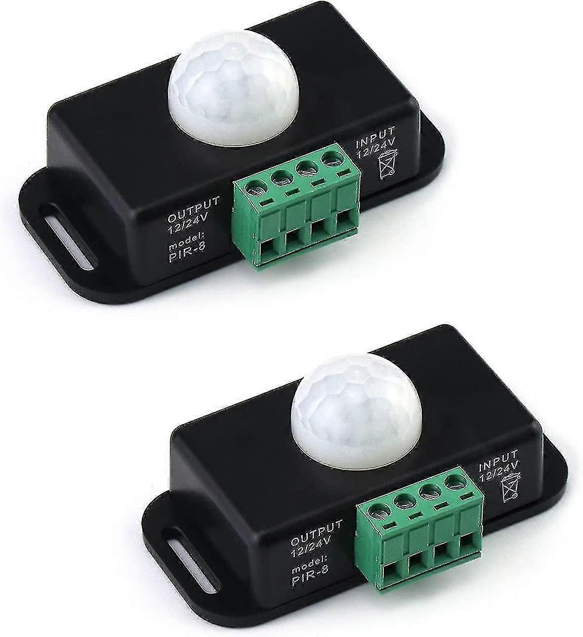 Sl Body Infrared Light Switch, Motion Sensor Switch For Led Light Strip Automatic (2pcs)
