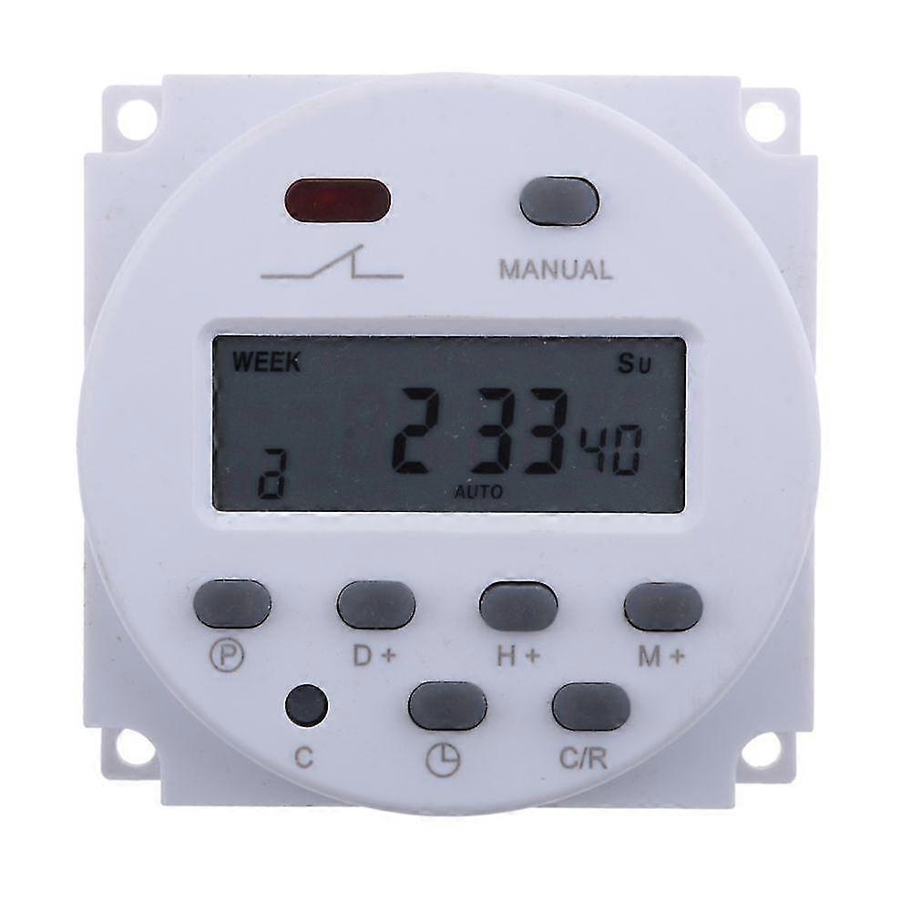 Ac 220v Digital Lcd Programmable Timer Relay Weekly Electronics Time