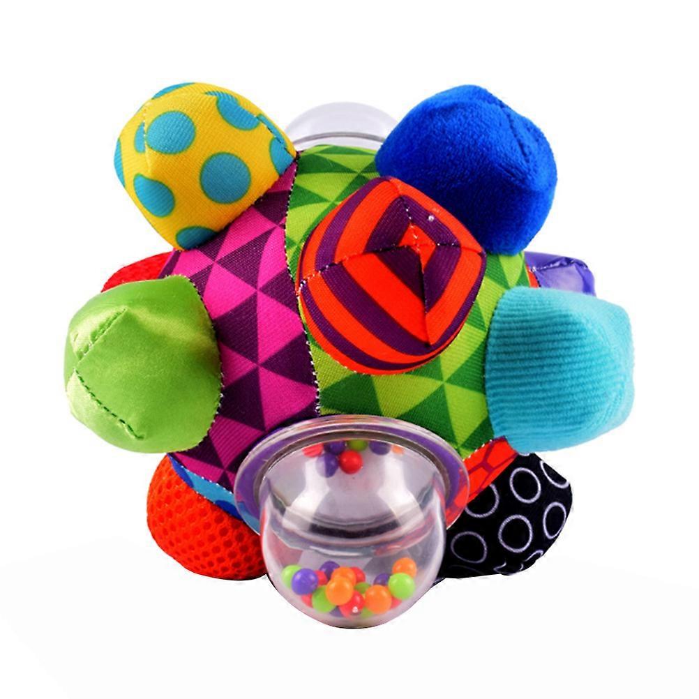 Multi Color Bump Ball Rattle Toy Baby Hand Catch Sense Sensory Three Dimensional Baby Cognitive Baby Rattle Toys