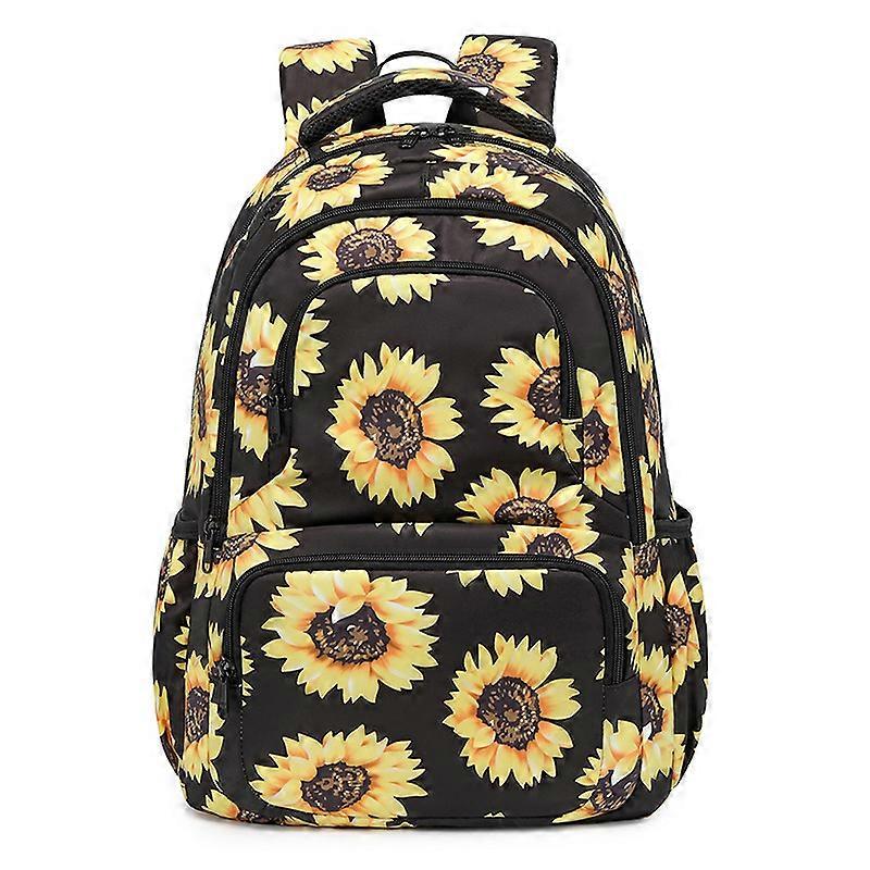 Sunflower Print Backpack
