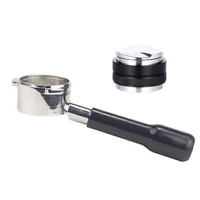 Bottomless Portafilter 51mm For Ec680 Ec685 Professional Filter Holder With Dual Side Espresso Tamp