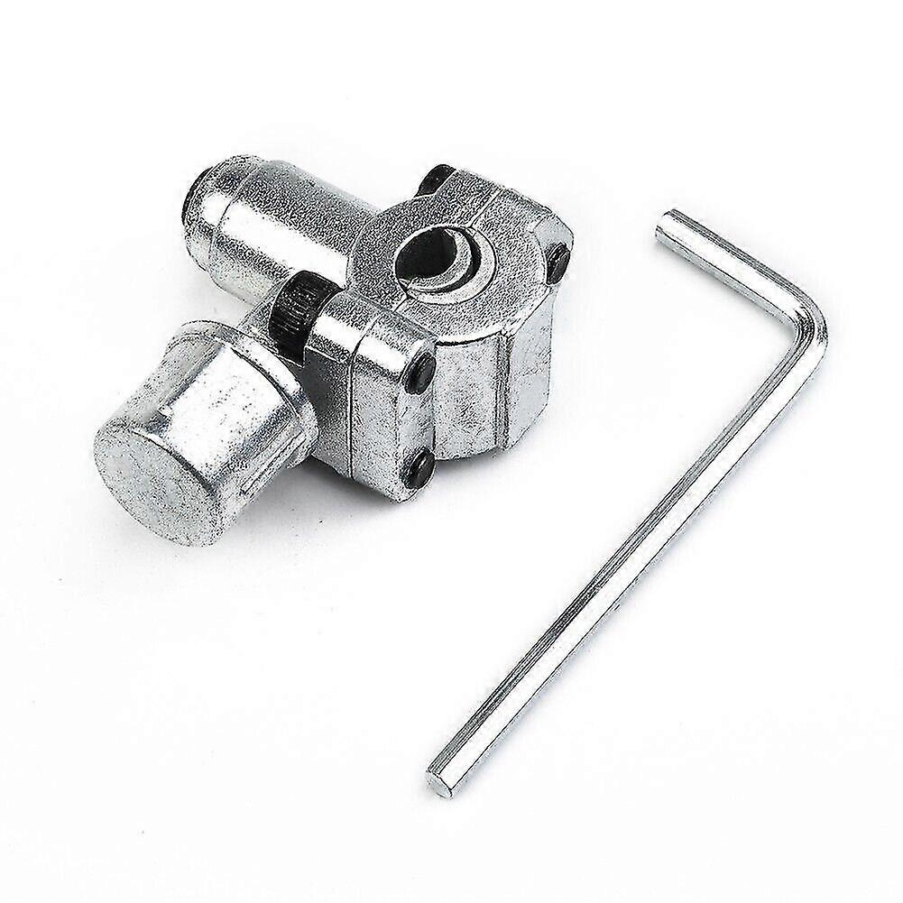 Puncture Valve Pipe Faucet Air Conditioning Refrigeration(silver)(2pcs)