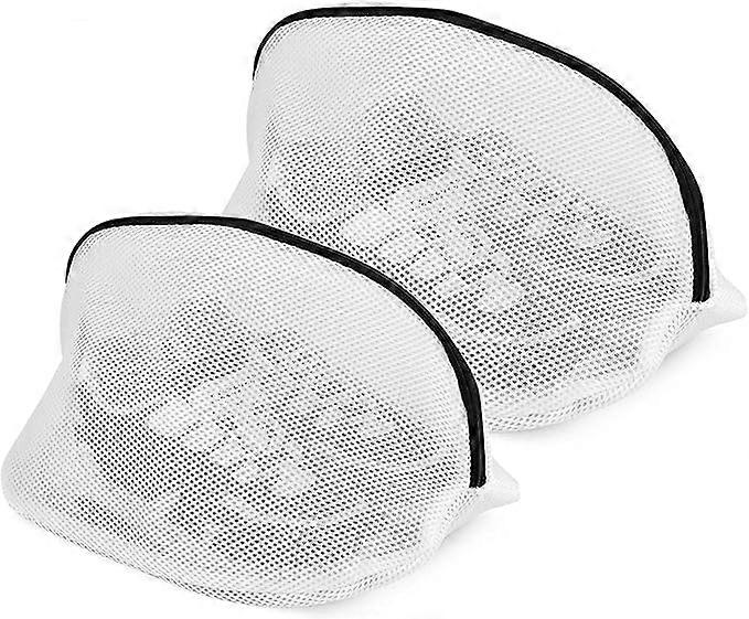 Set of 2 laundry bags for shoes/sneakers with zipper, laundry bag, shoe bag, laundry bag protector, laundry net for storage and travel (2 sizes)